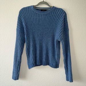 FOREVER 21 - SWEATER - LONG SLEEVES - BLUE - MEDIUM